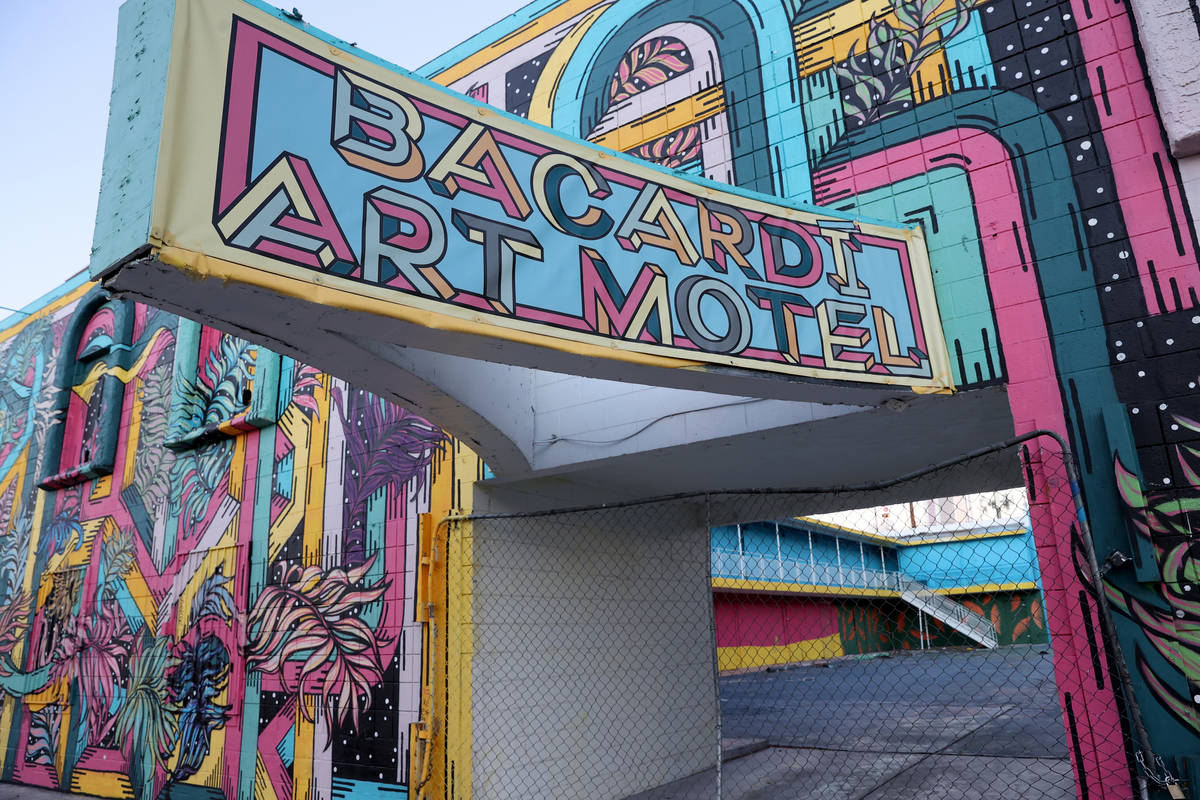 A closed motel known as the Art Motel at 221 N. 7th Street in downtown Las Vegas owned by Tony ...