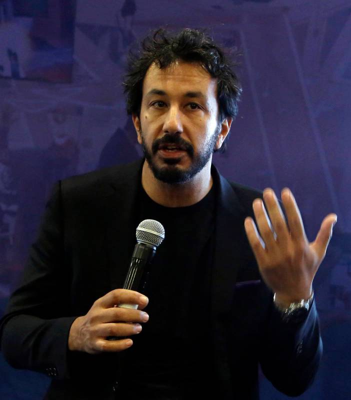Blaine Graboyes, co-founder and CEO of GameCo Inc., speaks during Global Gaming Expo at the San ...