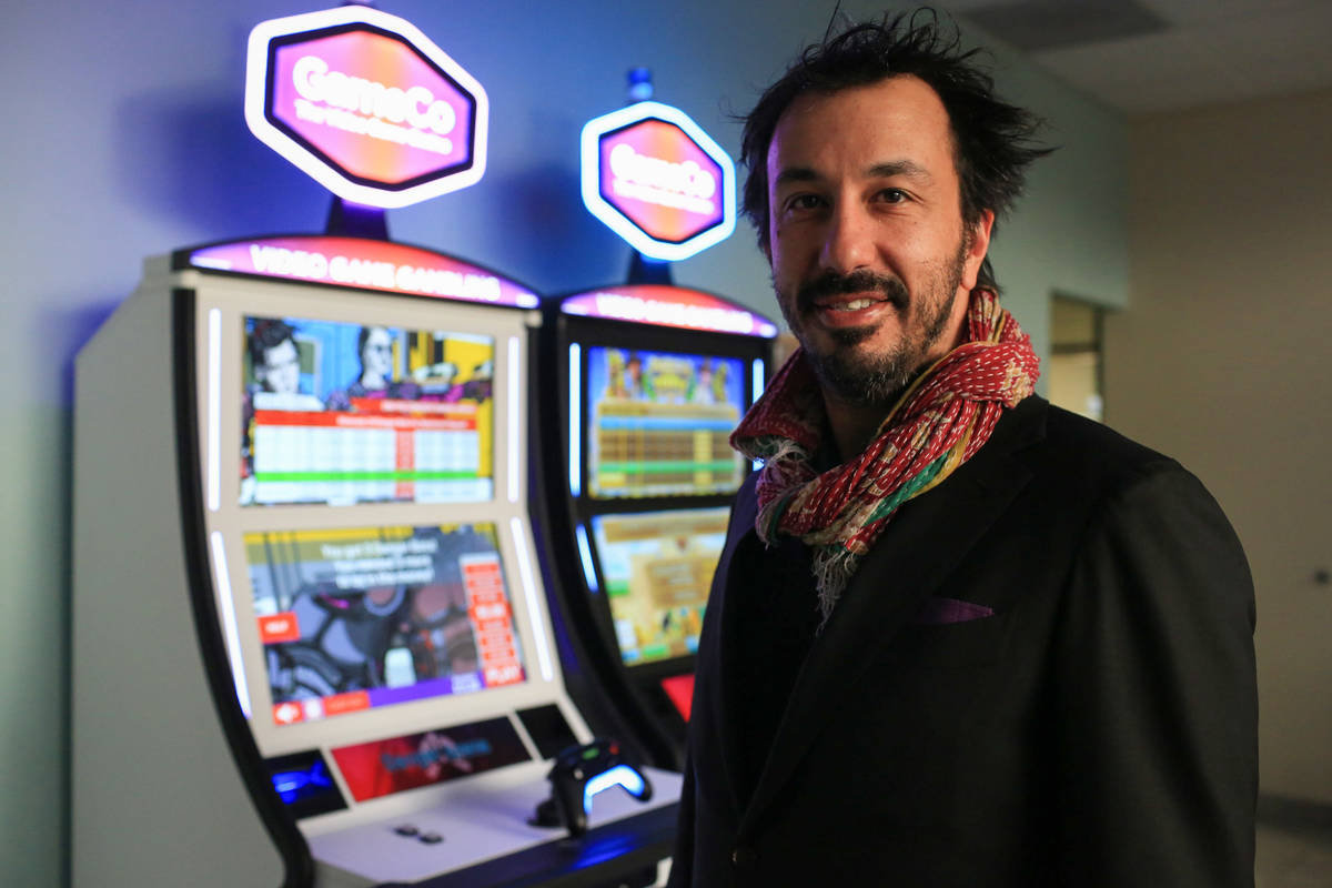 Blaine Graboyes, co-founder and CEO of GameCo Inc., is seen in 2017. (Las Vegas Review-Journal)