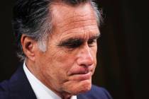 Sen. Mitt Romney, R-Utah, listens during a Senate Health, Education, Labor, and Pensions commit ...