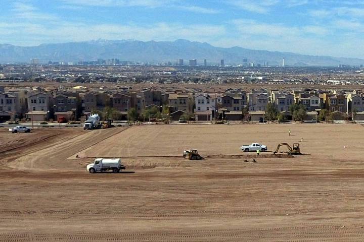 Smith's project site in Henderson's Cadence master-planned community at the corner of East Lake ...