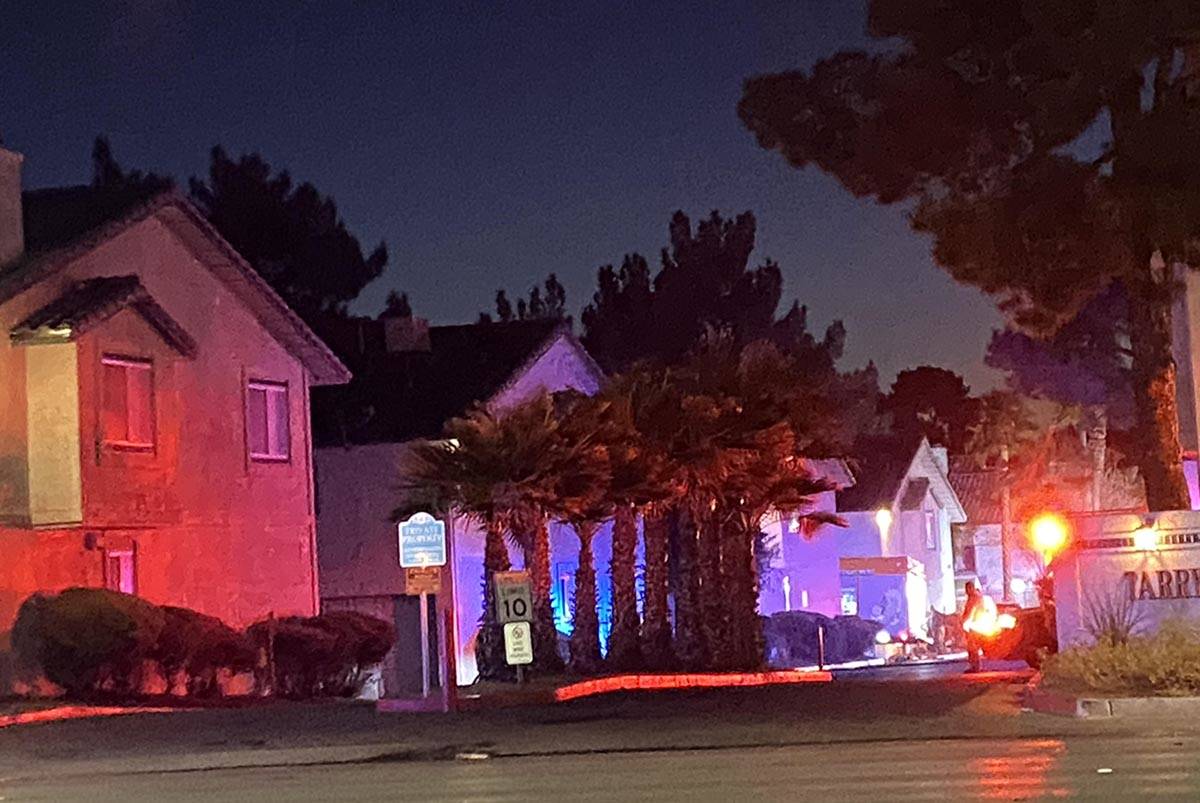 Several apartments were evacuated because of a fire early Wednesday, March 3, 2021, near East S ...