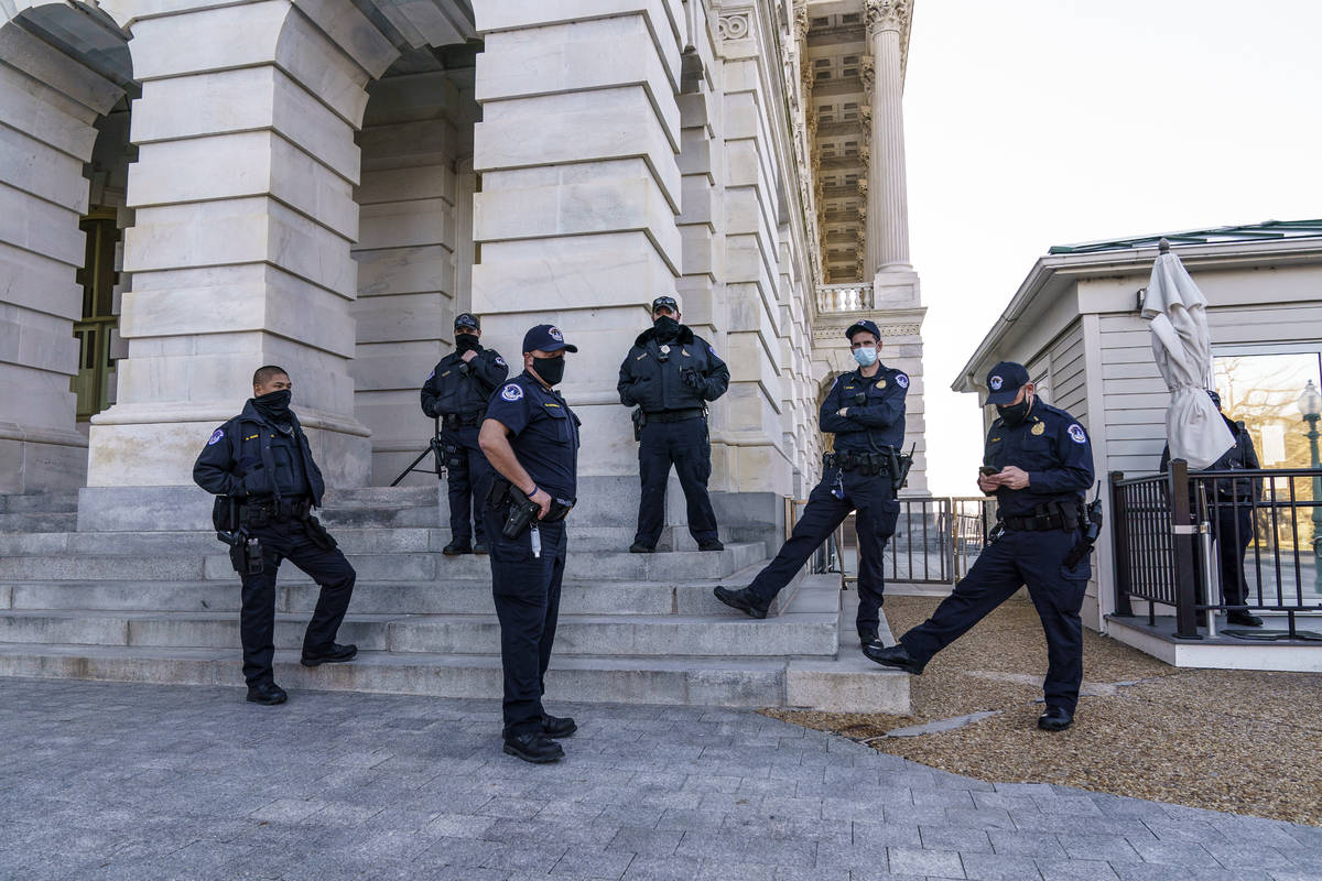 Heightened security remains around the U.S. Capitol since the Jan. 6 attacks by a mob of suppor ...
