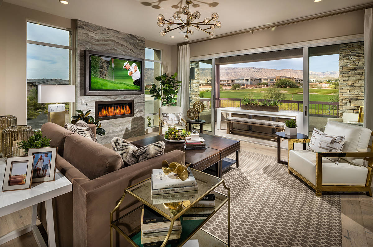 Fairway Hills by Toll Brothers in The Ridges village at Summerlin is one of several neighborhoo ...