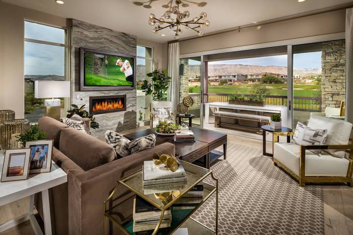 Fairway Hills by Toll Brothers in The Ridges village at Summerlin is one of several neighborhoo ...