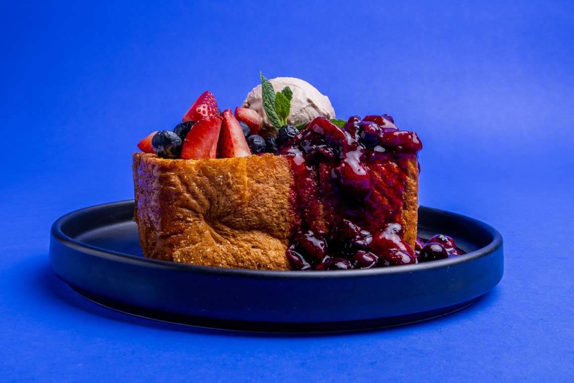 Fresh Berry Latin Honey Toast at Makers & Finders. (Makers & Finders)