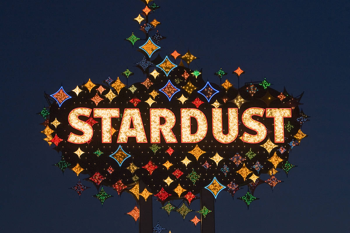 The famous Stardust sign. (Las Vegas Review-Journal file)