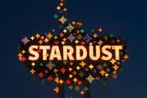 The famous Stardust sign. (Las Vegas Review-Journal file)