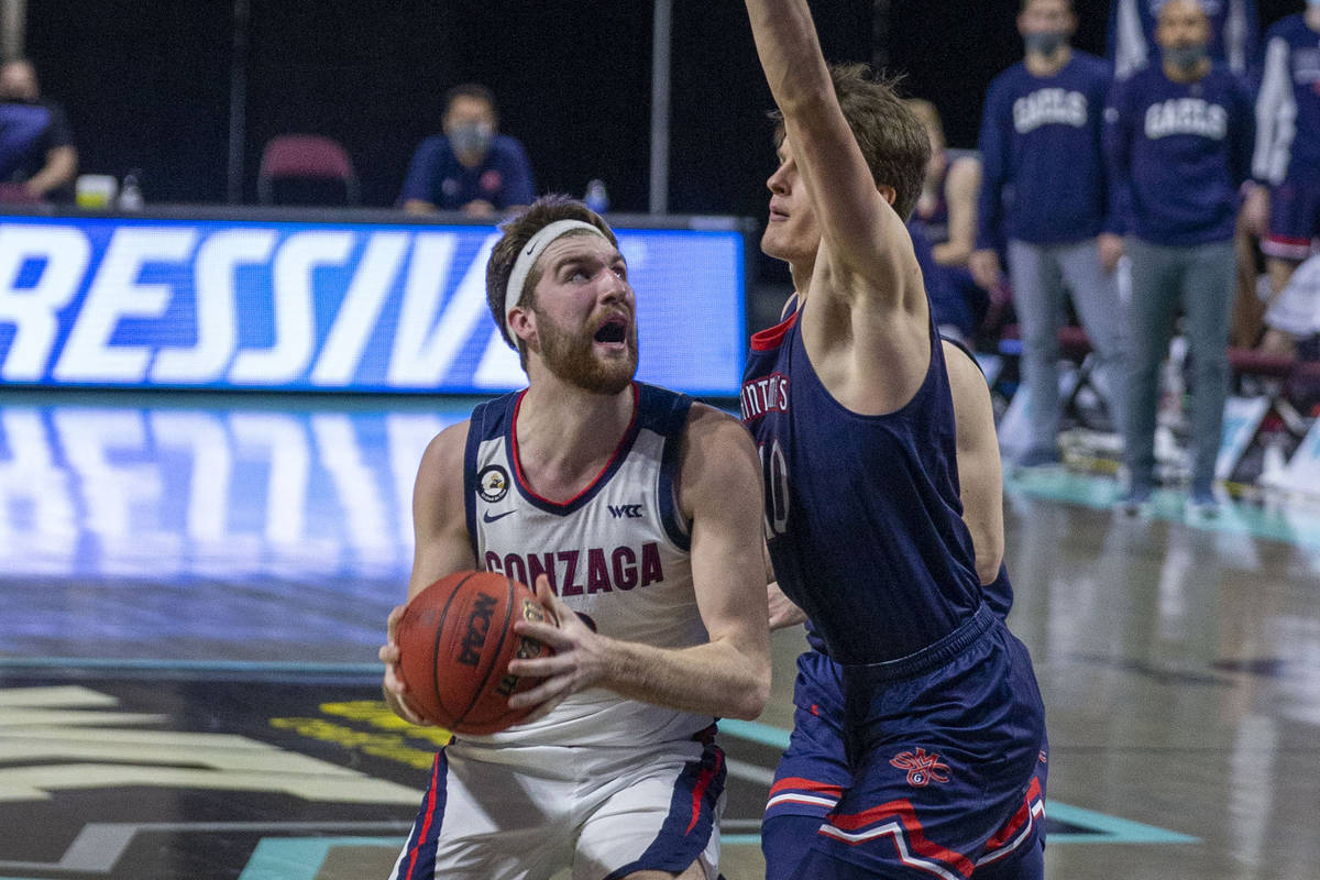 Wcc Tournament Drew Timme Powers Gonzaga Past Saint Mary S Las Vegas Review Journal
