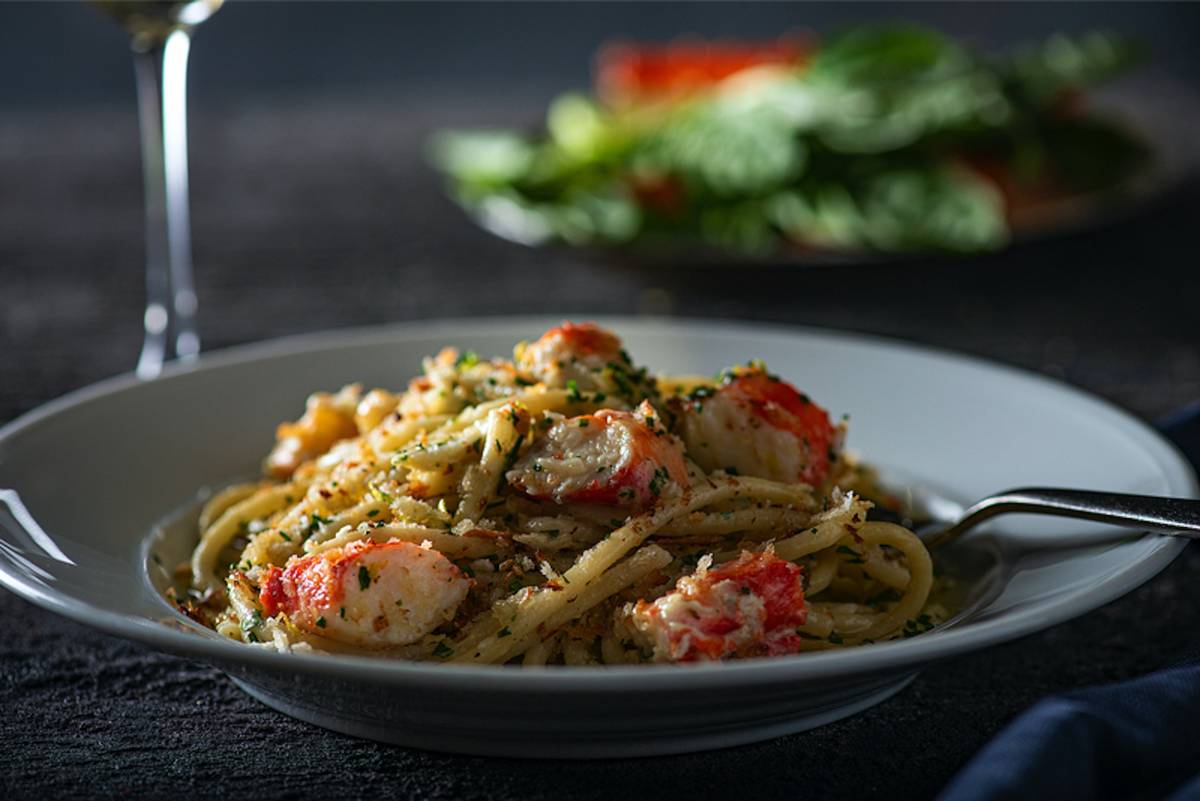 Alaskan King Crab Pasta, to be served at One Steakhouse. (One Steakhouse) Las Vegas ReviewJournal