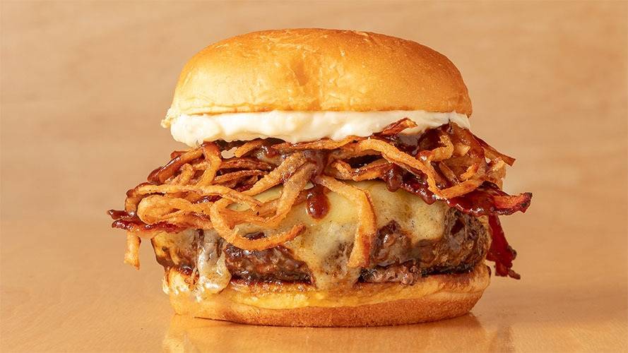 The Kobe Beef Steakhouse Burger At Black Tap Craft Burgers Beer Black Tap Las Vegas Review Journal