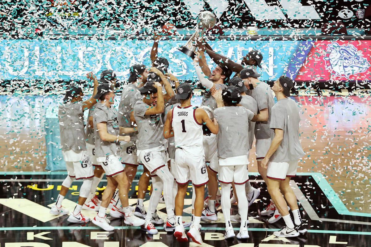 Gonzaga rallies to win WCC title behind Jalen Suggs Las Vegas Review