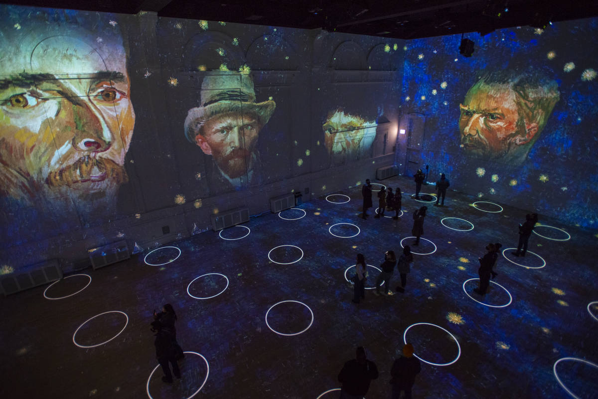 A look at "Immersive Van Gogh," opening in Las Vegas on July 1. (Michael Brosilow)