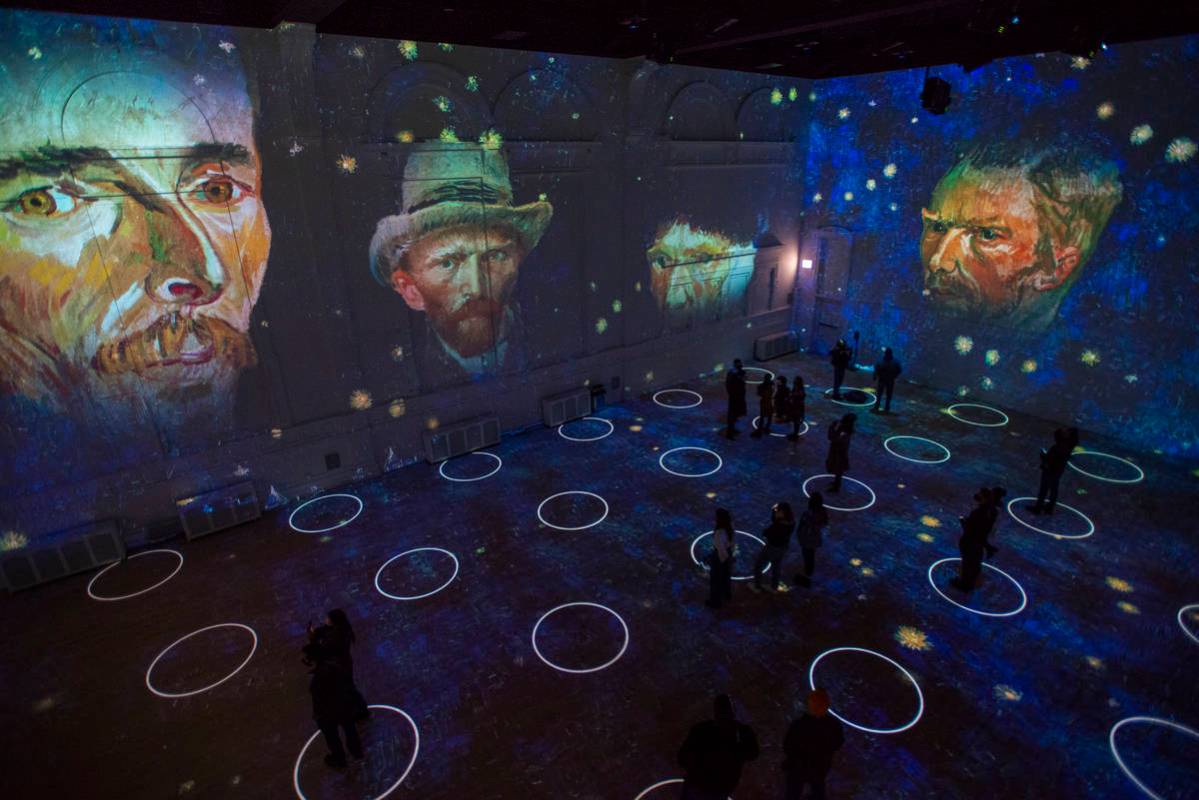 A look at "Immersive Van Gogh," opening in Las Vegas on July 1. (Michael Brosilow)