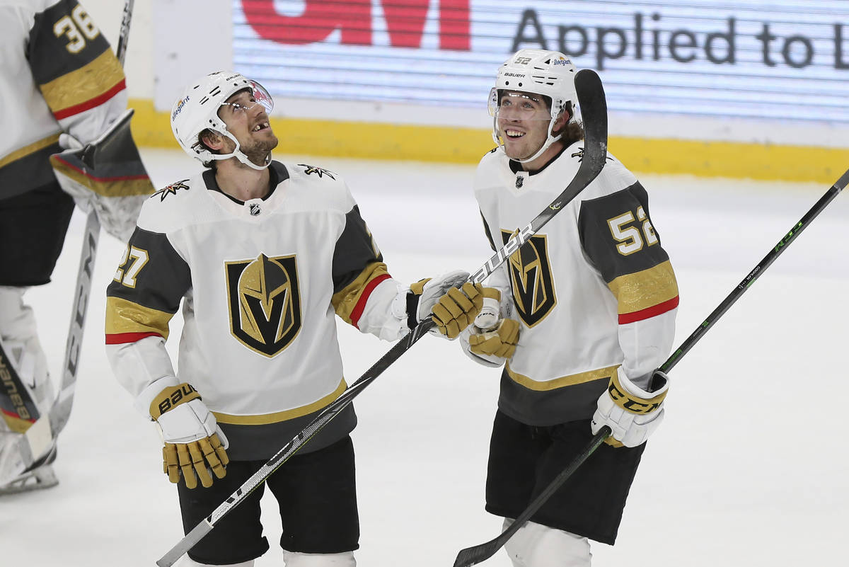 Golden Knights Dylan Coghlan Scores Historic Hat Trick Las Vegas Review Journal