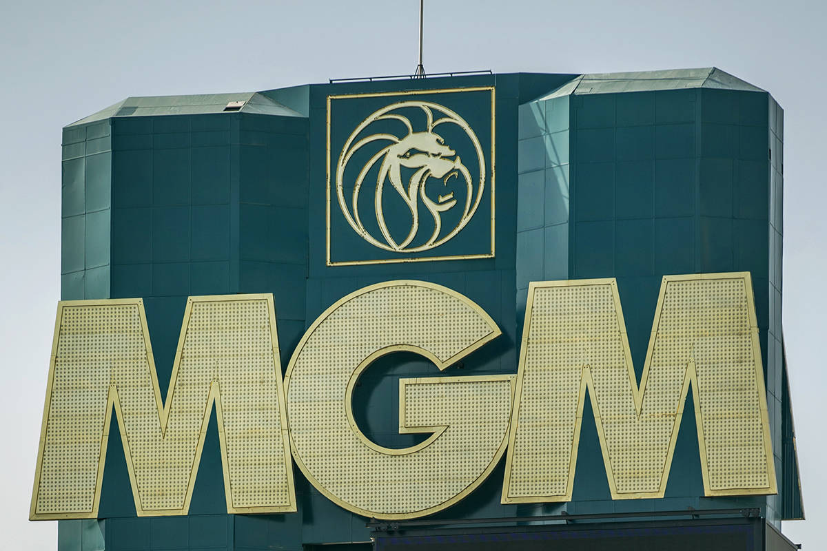 The marquee at the MGM (L.E. Baskow/Las Vegas Review-Journal) @Left_Eye_Images