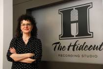Zoe Thrall, now director of studio operations, at The Hideout recording studio in Henderson, Mo ...