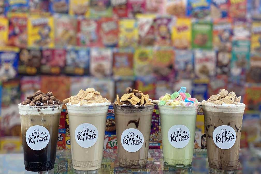 A selection of shakes at Cereal Killerz. (Cereal Killerz)