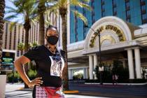 Shauna McQueen posed outside the Golden Nugget on June 11, 2020. McQueen, who is set to return ...