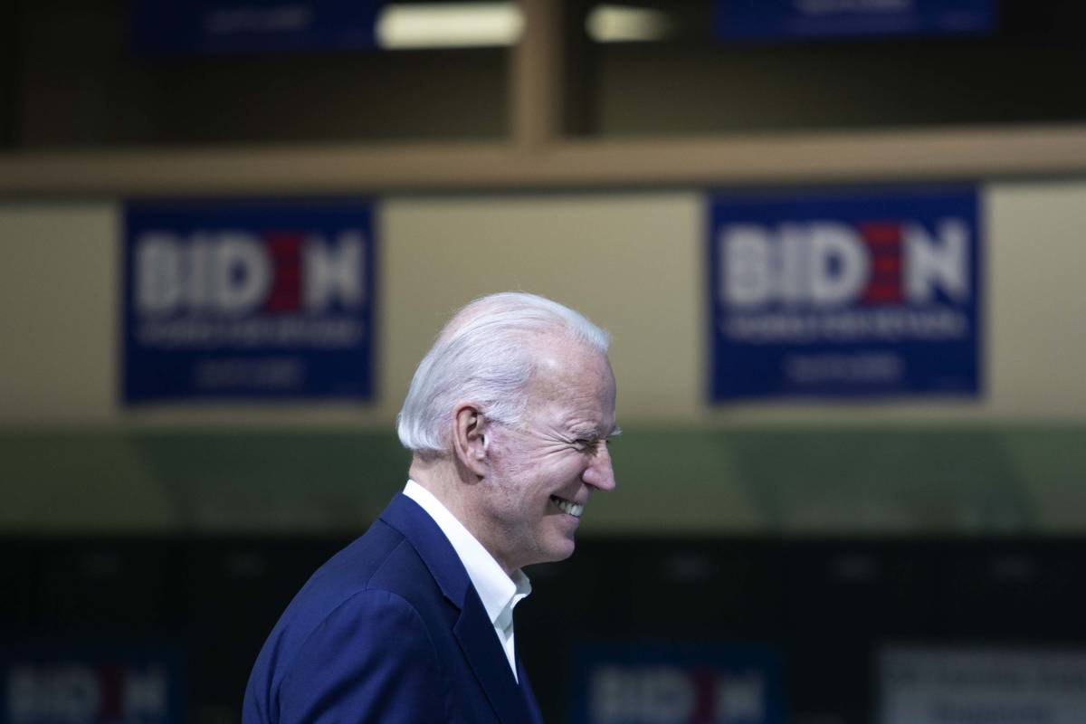 Joe Biden. (Ellen Schmidt/Las Vegas Review-Journal) @ellenkschmidt_