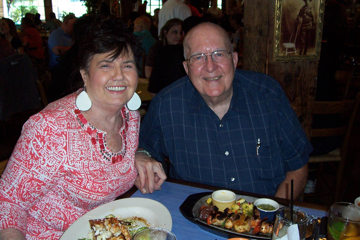 Sharon Fife with her husband, Gerald. They were married 60 years. (Facebook)