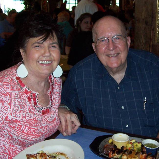 Sharon Fife with her husband, Gerald. They were married 60 years. (Facebook)