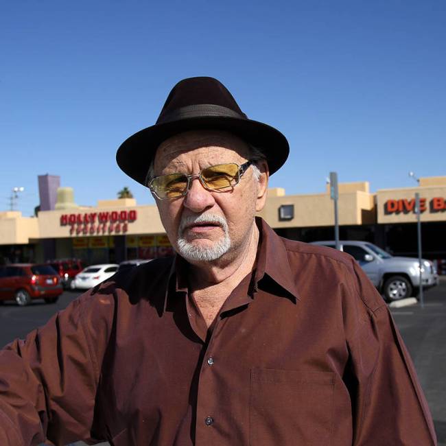 Frank Cullotta, former mobster and associate of Anthony Spilotro, stops at a former mob busines ...
