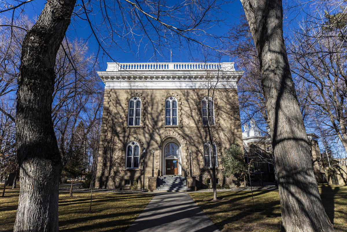 The Nevada State Capitol Building on Sunday, Jan. 17, 2021, in Carson City, Nev. (Benjamin Hage ...