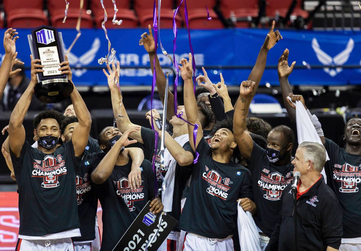 Mountain West tournament Aztecs hold off Utah State in final 