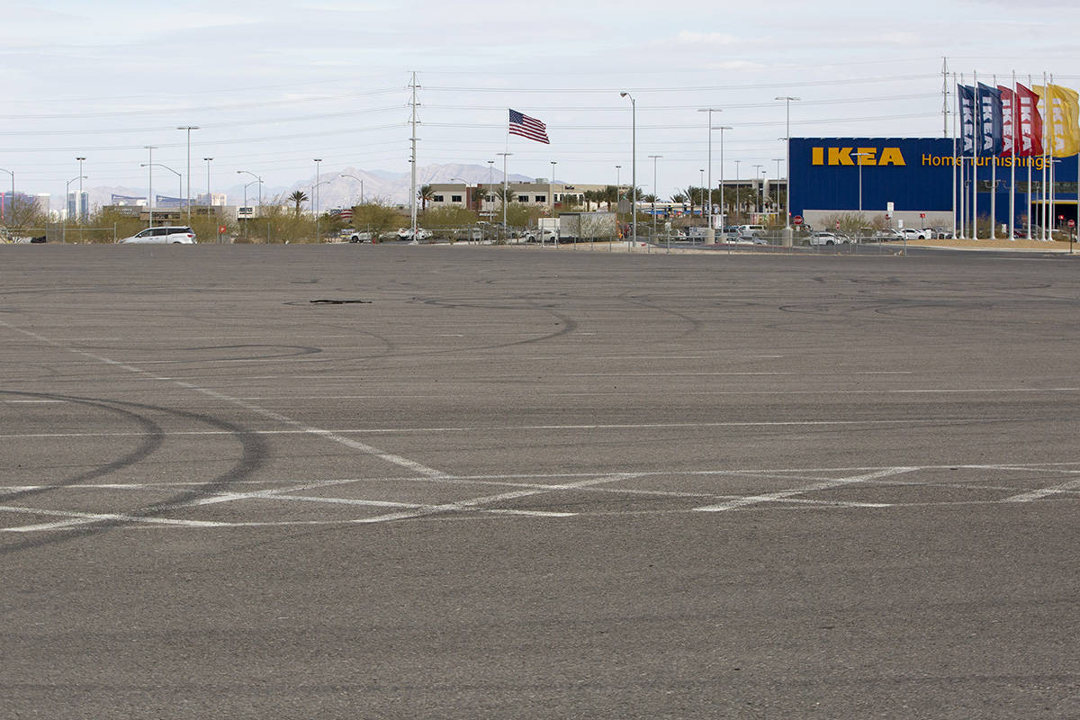 A vacant lot, which was recently purchased by Ashley Furniture Industries, is seen near the int ...