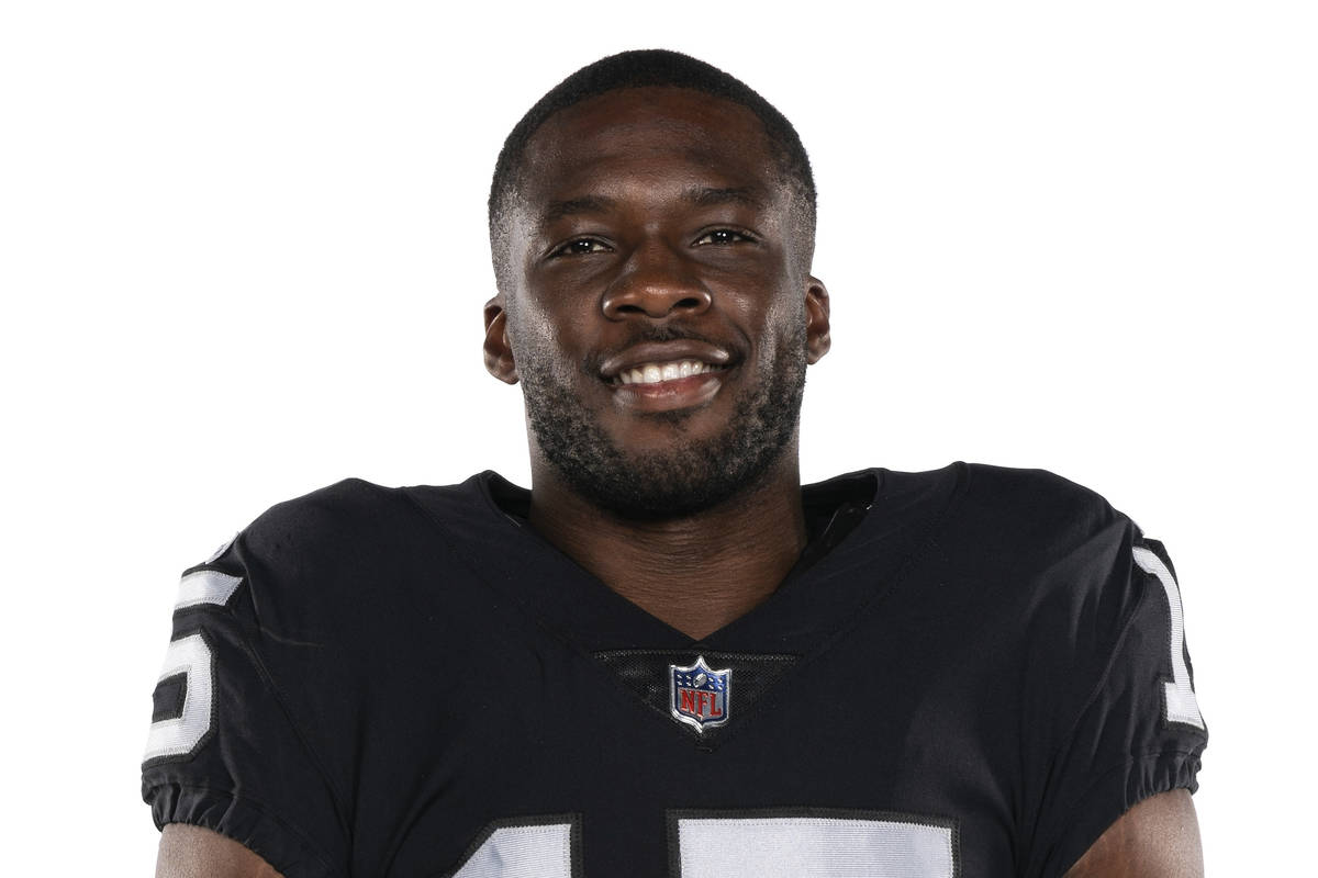 This is a 2020 photo of Nelson Agholor of the Las Vegas Raiders NFL football team. This image r ...