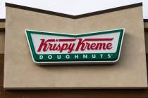 Krispy Kreme Doughnuts is giving away free doughnuts this week. (Bizuayehu Tesfaye/Las Vegas Re ...