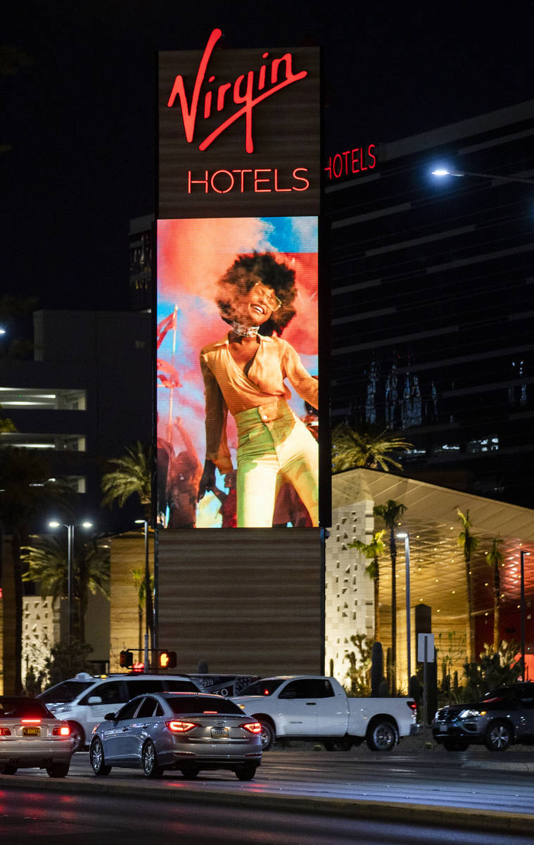 Virgin Hotels Las Vegas on Wednesday, March 24, 2021, in Las Vegas. (Benjamin Hager/Las Vegas R ...