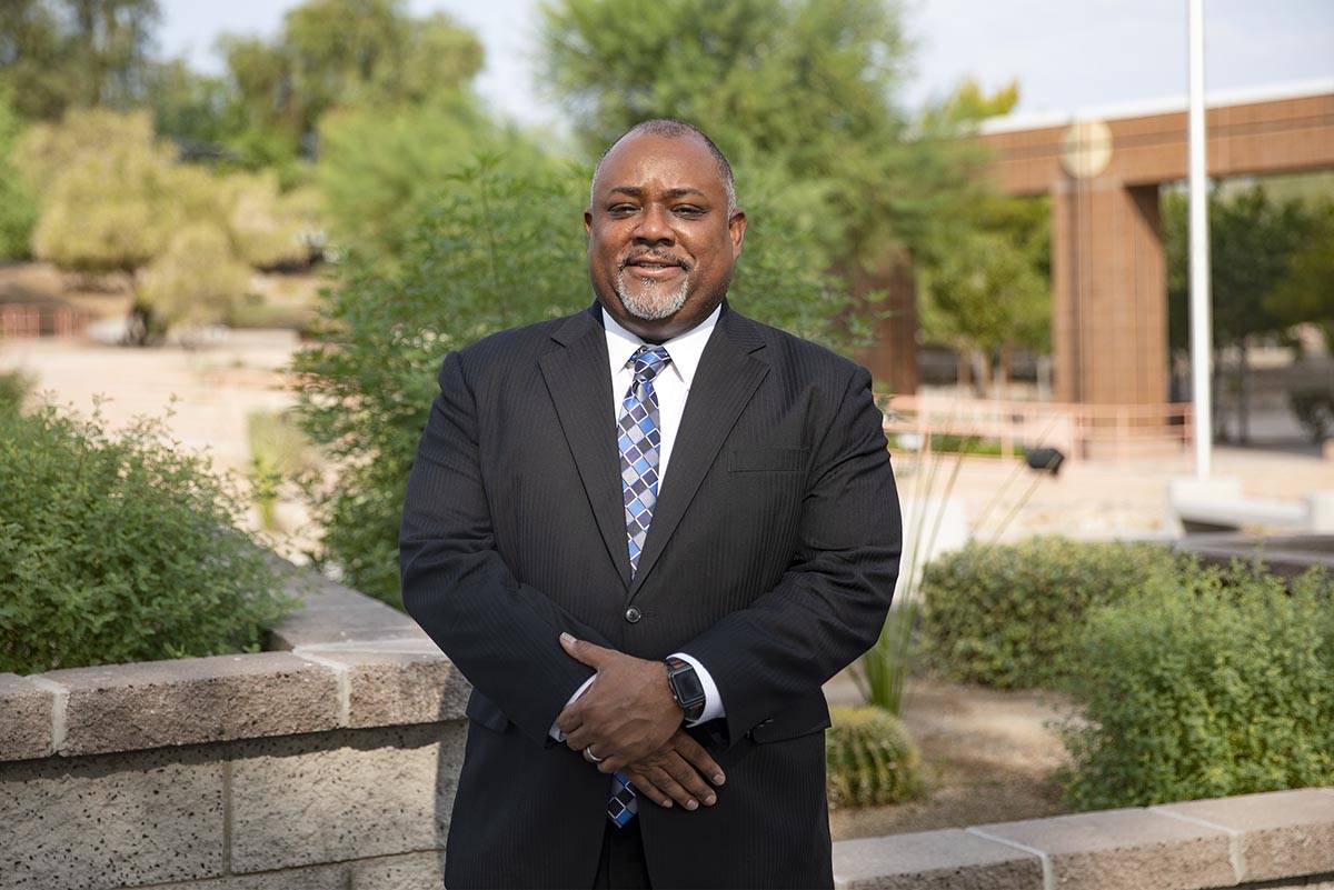 Assembly District 8 incumbent candidate Jason Frierson, who is also the speaker of the Nevada A ...