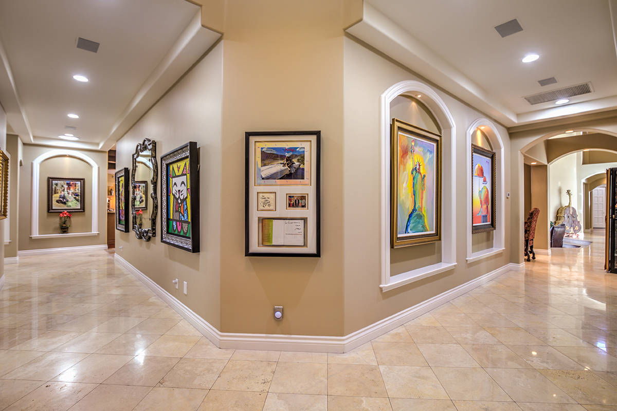The main home measures 11,628 square feet. (Mark Wiley Group)