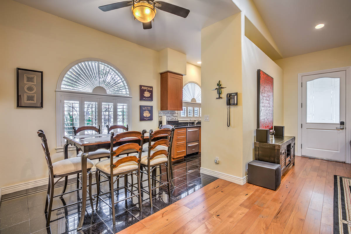 Dining room in guest house. (Mark Wiley Group)