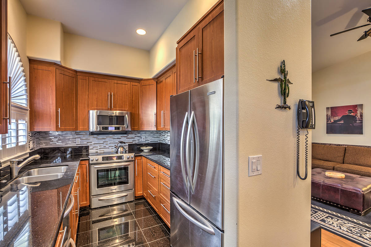 Guest house kitchen. (Mark Wiley Group)