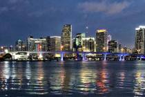 Miami skyline. (Las Vegas Review-Journal)
