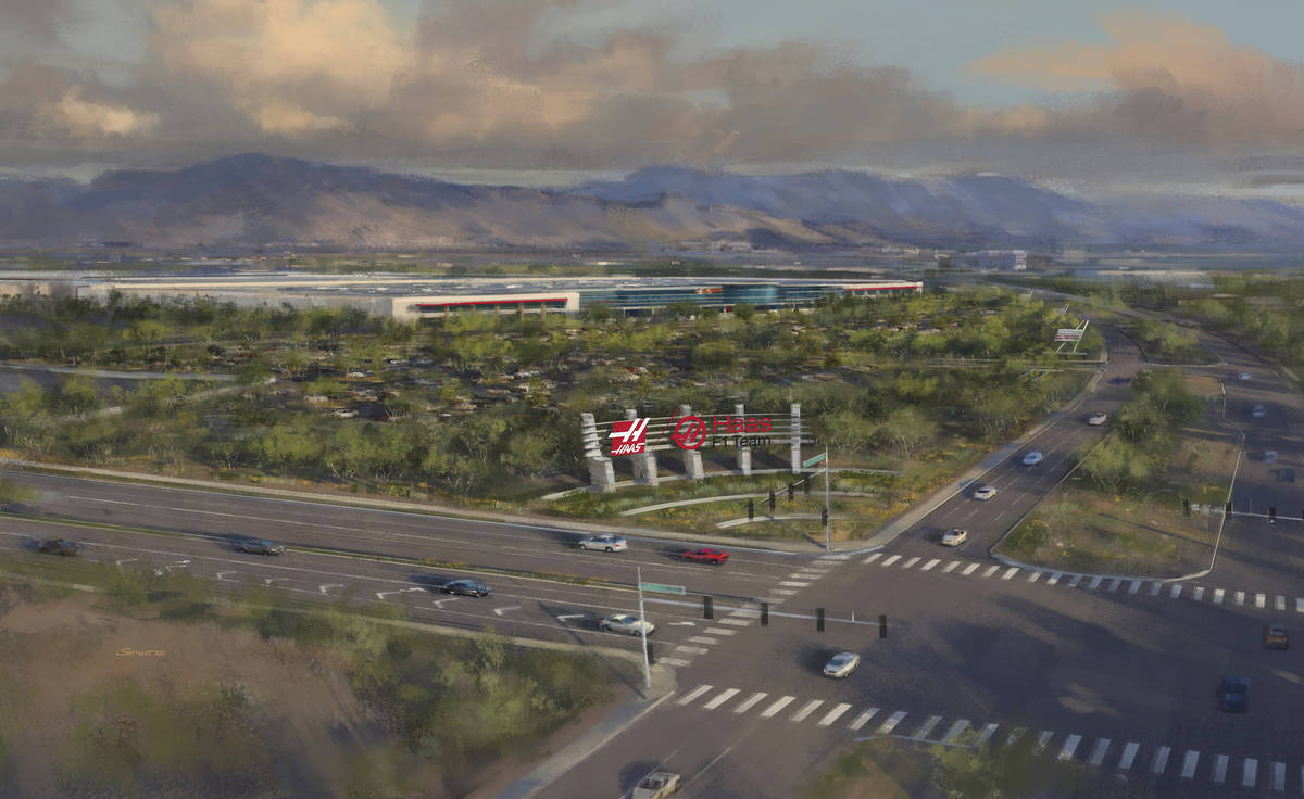 A rendering of the Haas Automation plant in Henderson. (Courtesy of Triliad Development)