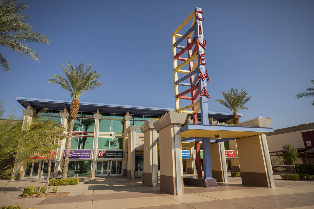 Regal Colonnade on Eastern Avenue in Henderson is one of the theaters