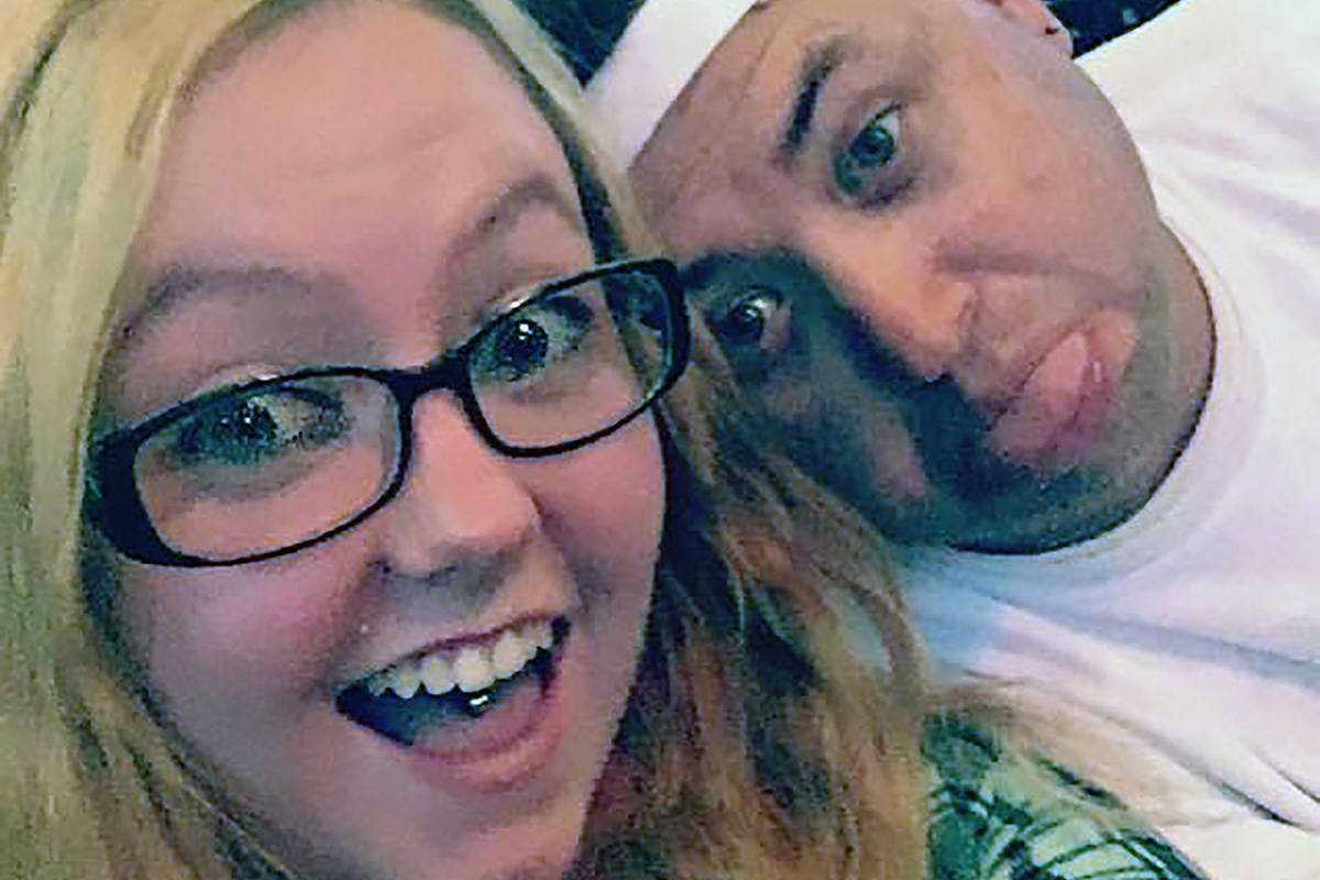 This 2013 photo provided by Robert Olds shows Rikki Olds, left, taking a selfie with her uncle ...