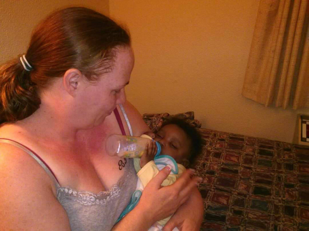 Rachel Gritz holds her baby grandson, Isaiah Gritz, in an undated photo. Isaiah was 8 years old ...