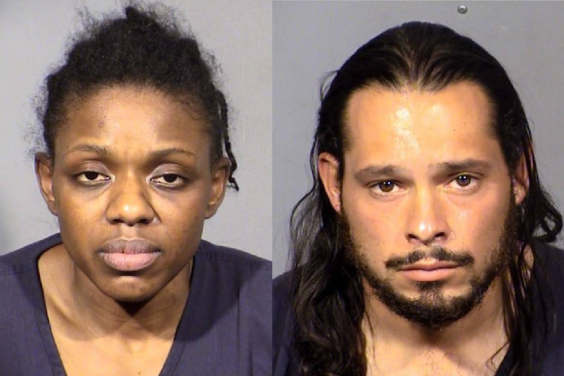 Christina Gritz, left, and Leon Gritz (Las Vegas Metropolitan Police Department)