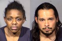 Christina Gritz, left, and Leon Gritz (Las Vegas Metropolitan Police Department)