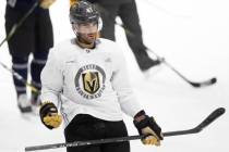 Golden Knights forward Max Pacioretty (67) participates in practice at City National Arena on S ...
