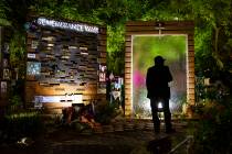 FILE - In this Oct. 1, 2020, file photo, the Rev. Bill Minson, chaplain for the Las Vegas field ...