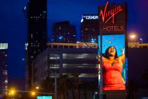 Virgin Hotels Las Vegas on Wednesday, March 24, 2021, in Las Vegas. (Benjamin Hager/Las Vegas R ...