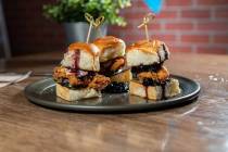 Blueberry sliders at Smoke & Fire. (Smoke & Fire)