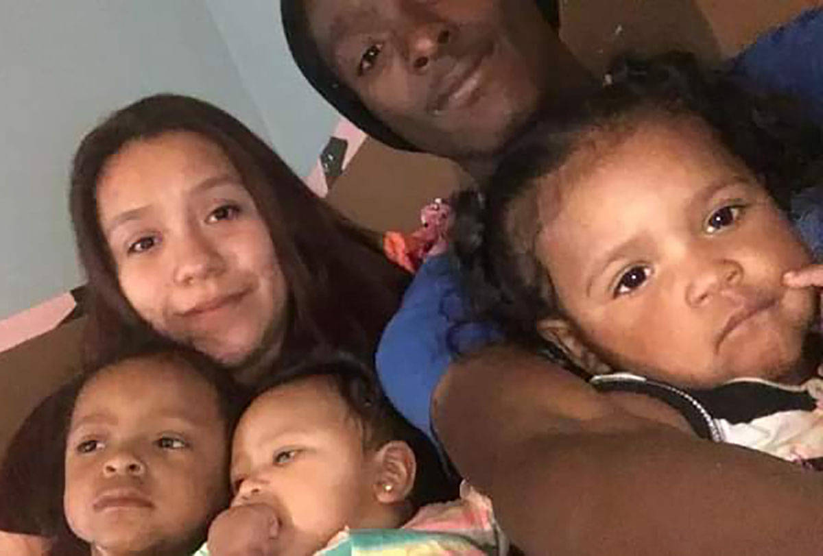 Kashif Brown, top right, is pictured with his wife, Jenifer, and their three children. (Courtes ...