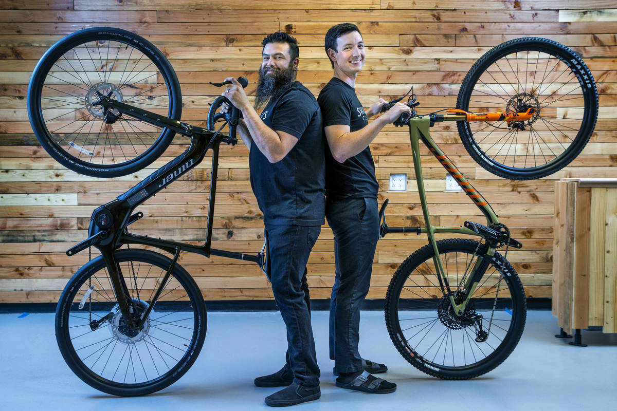 Swanny's Cycles is a new bike shop founded by Joseph Garey, right, a survivor of the tragic bik ...